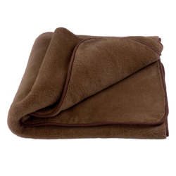 Deka z ovčej vlny dvojvrstvová (obojstranná) camel