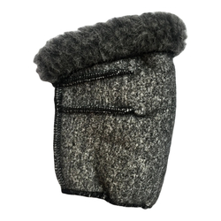 Elastická ortéza na koleno z Merino vlny tmavě šedá / Ulevuje od bolesti kolenního kloubu Elastická ortéza na koleno z Merino vlny tmavě šedá / Ulevuje od bolesti kolenního kloubu