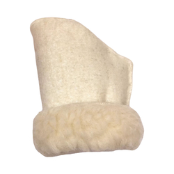 Elastic wrist belt made from sheep's wool natural / Relieves problems with carpal tunnel