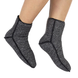 Elastické ponožky z ovčej vlny tmavo šedá Elastické ponožky z ovčej vlny tmavo šedá