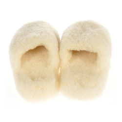 Barefoot TV slippers Big Foot sheep wool natur / Heals and warms Barefoot TV slippers Big Foot sheep wool natur / Heals and warms