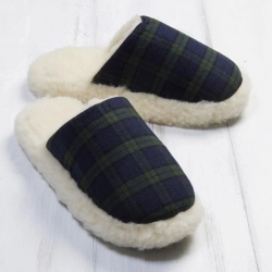 Low slippers SCOTLAND made of sheep's wool Low slippers SCOTLAND made of sheep's wool