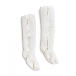 Elastische Kniesocken aus Schafwolle
