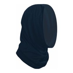 Functional tube Flat made of merino wool dark blue