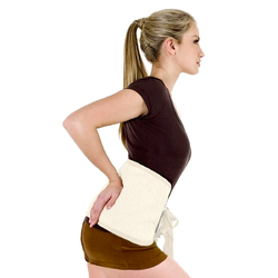 Kidney belt for tying made of sheep's wool natural