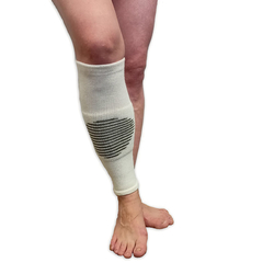 Pull-down thermal sleeve with sheep's wool for the knee, elbow and calf Pull-down thermal sleeve with sheep's wool for the knee, elbow and calf