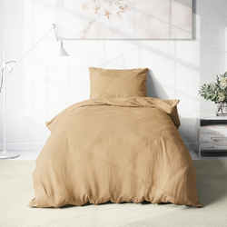 Cotton zippered bedding Beige / Comfort for every night