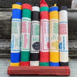 Ručne vyrobené vonné tyčinky z Tibetu Žlté Jambala 50 g / Vytvára príjemnú atmosféru