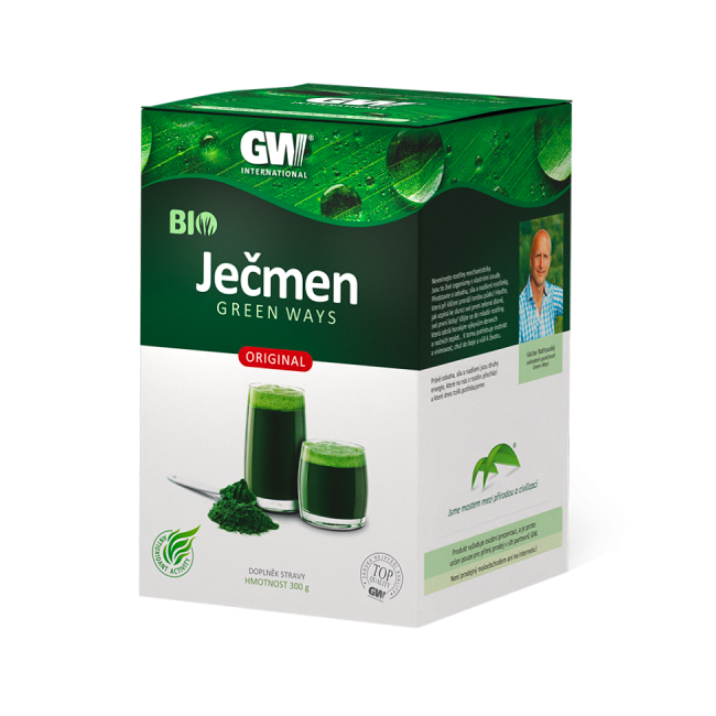 Green Ways BIO Ječmen v prášku 300 g / Čistí a regeneruje