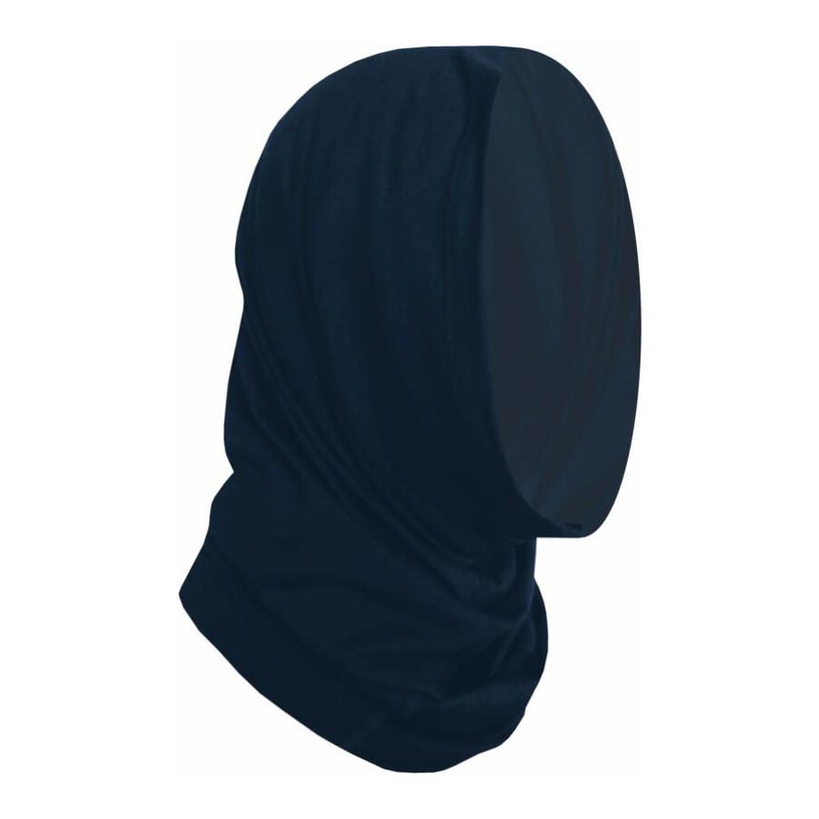 Functional tube Flat made of merino wool dark blue