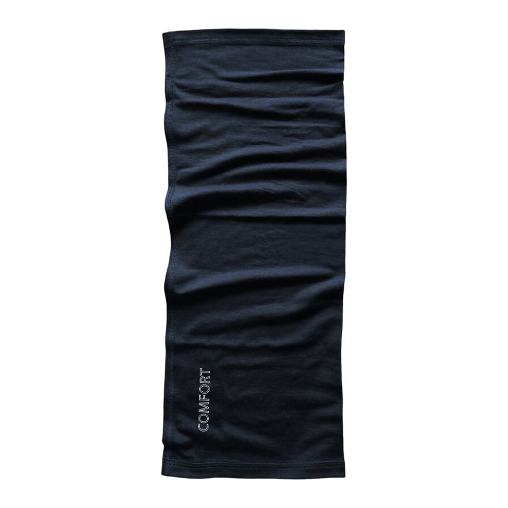 Functional tube Flat made of merino wool dark blue