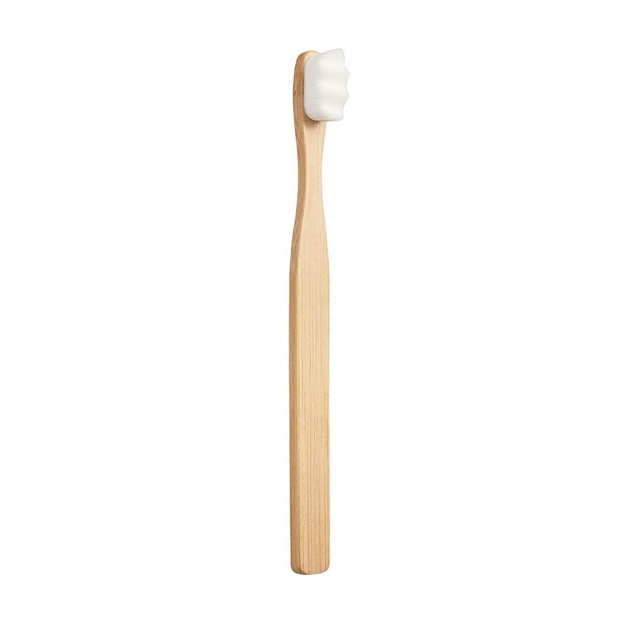 Ultra-soft toothbrush Eco Bamboo white / Cleans teeth thoroughly